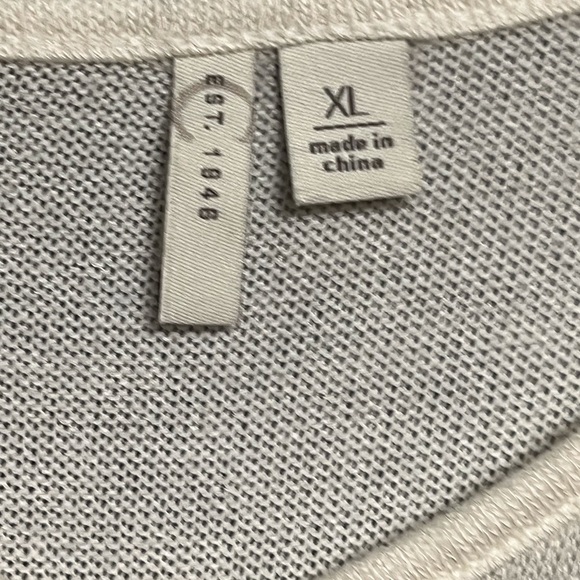 CATO  EST. 1946 XL IVORY And PINK OMBRÉ SWEATER - Picture 6 of 6